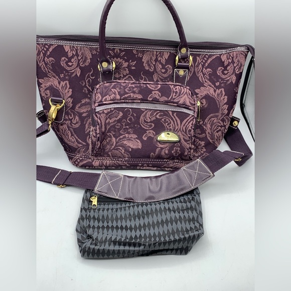 American Flyer Carry On Overnight Weekend Bag Purple - Picture 1 of 10